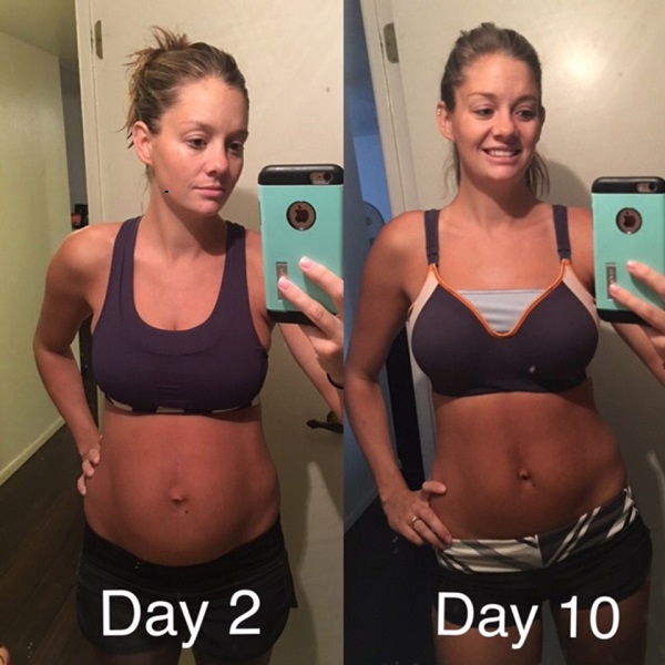 Cô ấy lại vóc  dáng giảm cân sau sinh chỉ 10 ngày 