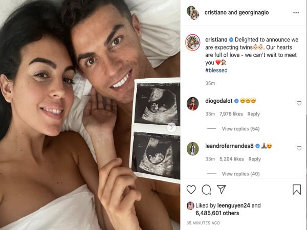 Bóng đá Anh sáng 29/10: Ronaldo vui mừng đón song thai