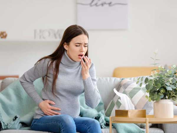 Cảm cúm và cảm lạnh là những nguyên nhân thường gặp nhất dẫn đến ho ở mẹ bầu