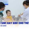 Nên tiêm 5in1 hay 6in1 cho bé?